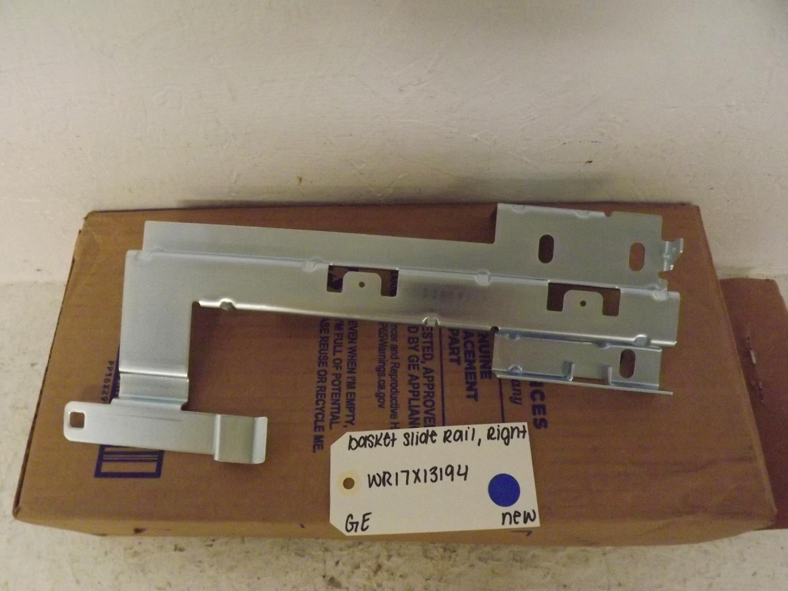 GE Refrigerator WR17X13194 Basket Slide Rail, Right New GE Refrigerator WR17X13194 Basket Slide Rail, Right New